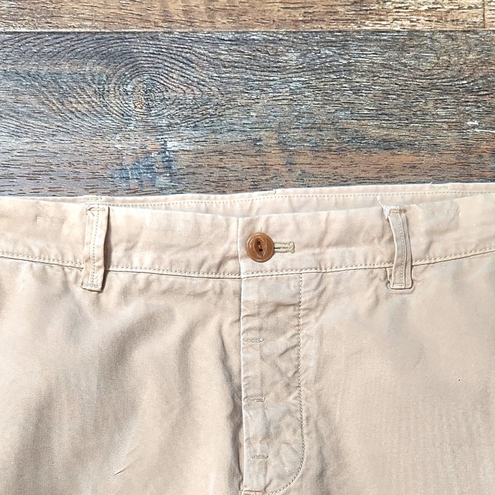 BROOKS BROTHERS KHAKIS CARGO PANTS BUTTON FLY SIZE 34/30 - Picture 2 of 7